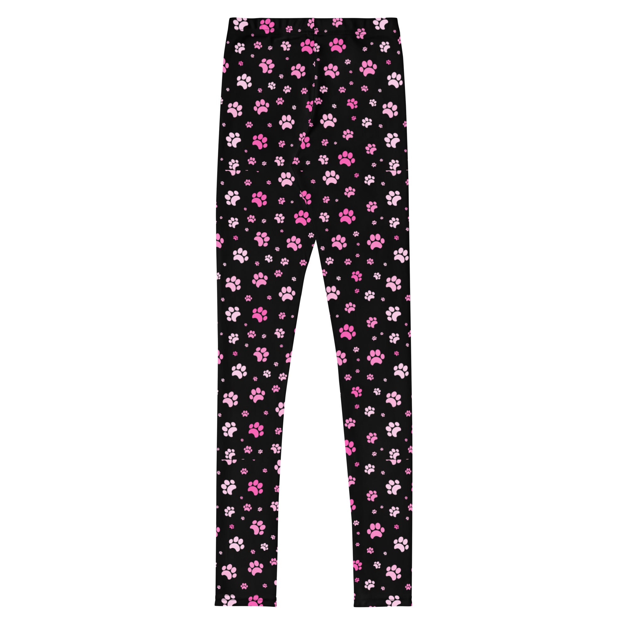 SHE REBEL - Doggy Paw Print Youth Leggings (Girls' Sizes 8 - 20)